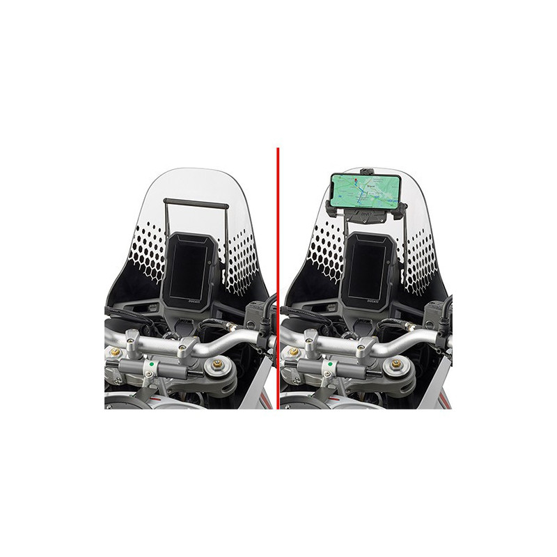 Belka nawigacyjna GIVI FB7414 na GPS do Ducati DESERT X 937 (22)