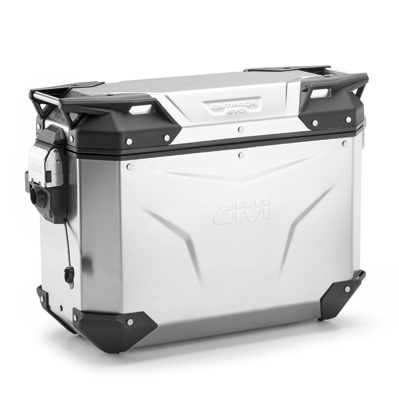Kufer Givi Trekker Outback EVO OBKEV37AL LEWY (boczny, 37 litrów, srebrny )
