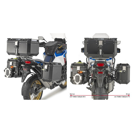 Stelaż pod kufry boczne Trekker Outback do Honda CRF1100L Africa Twin Adventure Sport- GIVI PLO1178CAM