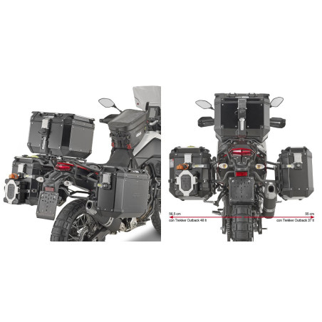 Stelaż pod kufry boczne Trekker Outback do Yamaha Tenere 700 - PLO2145CAM