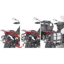 Stelaż pod kufry boczne GIVI PLOR8203MK do MOTO GUZZI V85 TT (19-20)
