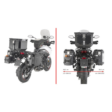 Stelaż pod kufry boczne Trekker Outback EVO do BENELLI TRK702/X (23-24)