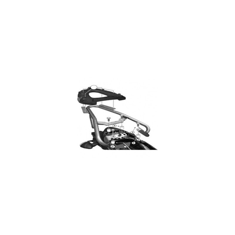 Stelaż pod kufer centralny do Suzuki Gladius 650 [09-12] - Givi SR121M (zgodny z Kappa KR121M)