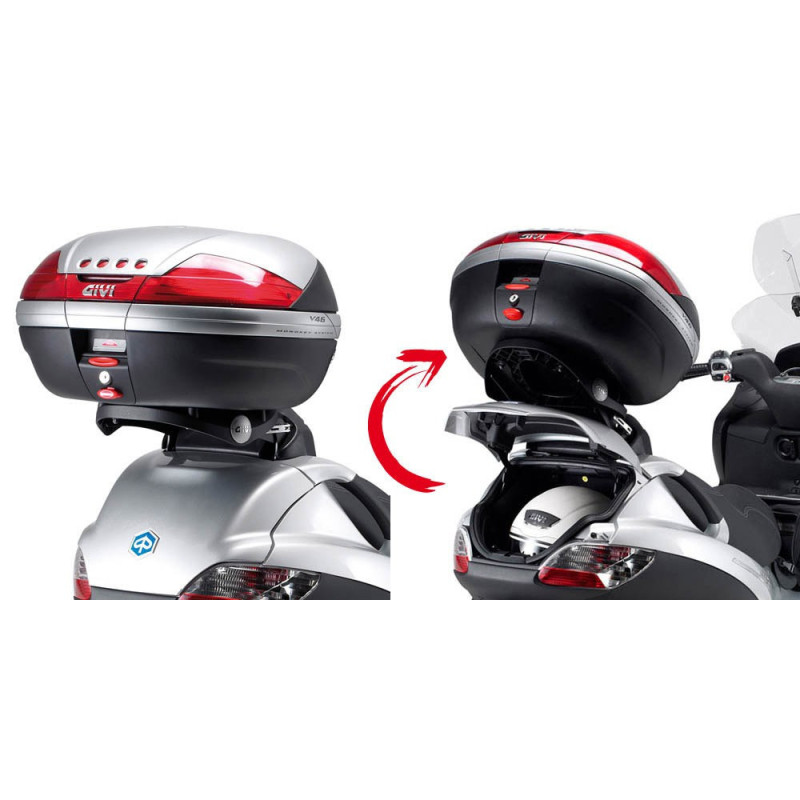 Stelaż pod kufer centralny do Piaggio MP3 125-250-300-400 [06-11] - Givi SR134 (zgodny z Kappa KR134)