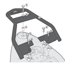 Stelaż pod kufer centralny do Suzuki Inazuma 250 [12-14] - Givi SR3103 (zgodny z Kappa KR3103)
