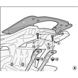 Stelaż pod kufer centralny do BMW G310GS [17-] - Givi SR5126 (zgodny z Kappa KR5126)
