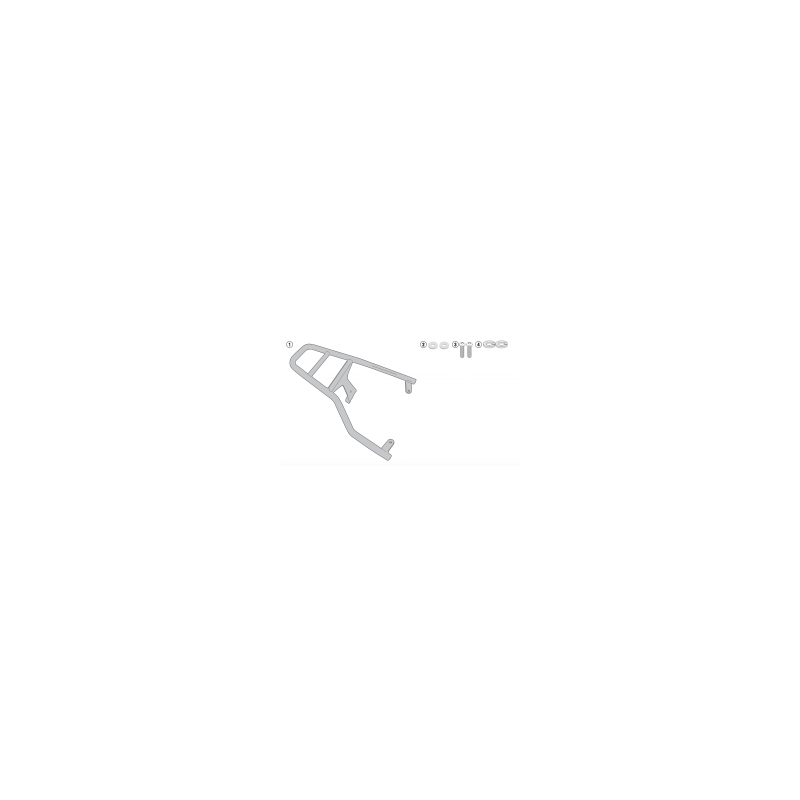 Mocowanie pod kufer centralny GIVI SR5608  do PIAGGIO VESPA PRIMAVERA 50-125-150 (14-20)