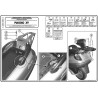 Stelaż pod kufer centralny do Piaggio X9 125-180-250 [00-02], X9 200-250-500 Evolution - Givi SR57 (zgodny z Kappa KR57)