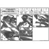 Stelaż pod kufer centralny do Aprilia SR 50 Ditech [97-05] - Givi SR78 (zgodny z Kappa KR78)