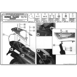 Stelaż pod sakwy do Honda XL650V Transalp [00-07] - Givi T213 (zgodny z Kappa TK213)