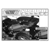 Stelaż pod sakwy do Honda CBF500 [04-07], CBF1000 [06-08] - Givi T218 (zgodny z Kappa TK218)
