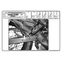Stelaż pod sakwy do Honda XL700V Transalp [08-09] - Givi T221 (zgodny z Kappa TK221)