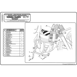 Gmole Givi TN363 (zgodne z Kappa KN22) do Honda XL600V Transalp [89-99]