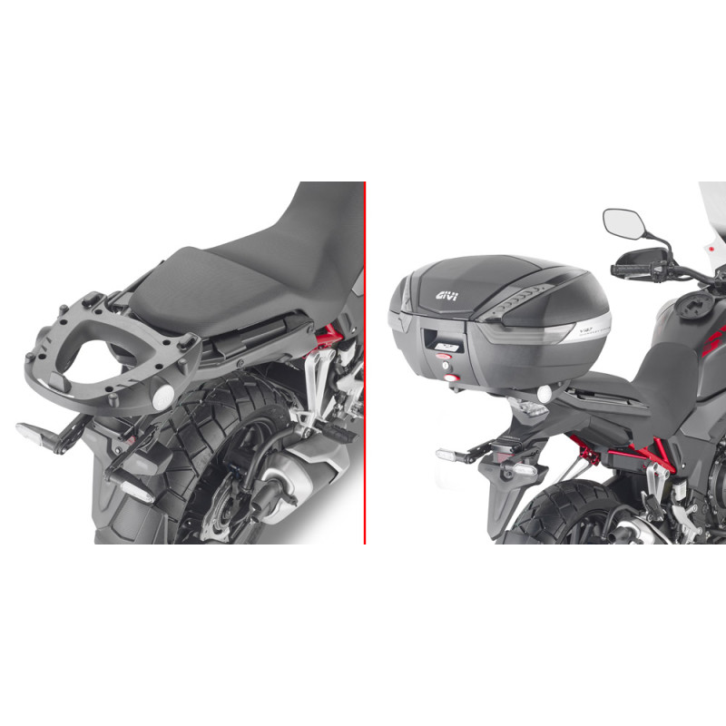 GIVI STELAŻ KUFRA CENTRALNEGO BEZ PŁYTY - HONDA   NX 500 (24) / CB 500 X (13   23)
