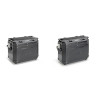 KAPPA 2025/05 KUFRY BOCZNE 48L MONOKEY CAM SIDE KVG48B K'VOYAGER ALUMINIOWE PRAWY / LEWY KOLOR CZARNY ANODOWANY BLACK LINE
