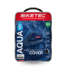 BIKETEC PAKIET 20 SZTUK POKROWCÓW (POKROWIEC) WODOODPORNYCH AQUATEC NA MOTOCYKL KOLOR CZARNY/SZARY ROZMIAR XL