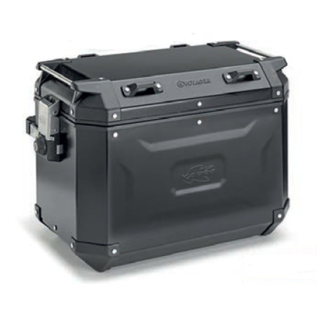 KAPPA 2025/05 KUFER BOCZNY 48L MONOKEY CAM SIDE KVG48B K'VOYAGER ALUMINIOWY PRAWY KOLOR CZARNY ANODOWANY BLACK LINE