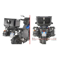 KAPPA 2025/05 STELAŻ KUFRÓW BOCZNYCH MONOKEY CAM SIDE BMW R 1300 GS '24-, - POD KUFRY KVG K'VOYAGER ALU - PRAWY KVGS33 WCIĘTY