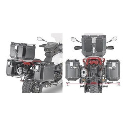 KAPPA STELAŻ KUFRÓW BOCZNYCH SZYBKIEGO MONTAŻU MONOKEY CAM SIDE MOTO GUZZI V85 TT '19-'22 - POD KUFRY KFR K'FORCE ORAZ KVG K'VOY