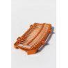 FM-PARTS OSŁONY CHŁODNICY (KRATKI) ALUMINIUM KTM/HUSQVARNA/GAS GAS '20-'25 TBI / TPI KOLOR POMARAŃCZOWY