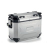 KAPPA 2025/05 KUFER BOCZNY 37L MONOKEY CAM SIDE KVG37A K'VOYAGER ALUMINIOWY LEWY KOLOR SREBRNY