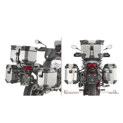 KAPPA STELAŻ KUFRÓW BOCZNYCH MONOKEY CAM SIDE MOTO GUZZI V85 TT '24-, - POD KUFRY KFR K'FORCE ORAZ KVG K'VOYAGER ALU