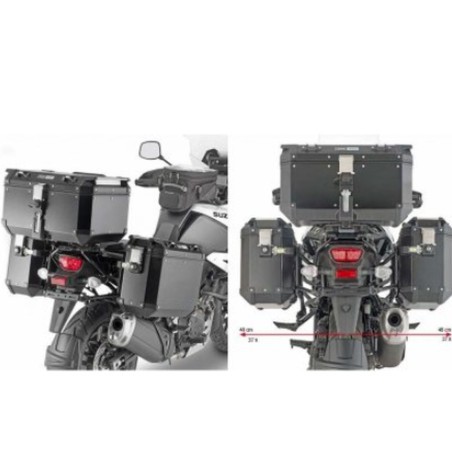 KAPPA STELAŻ KUFRÓW BOCZNYCH MONOKEY CAM SIDE SUZUKI V-Strom 1050 (20), V Strom 1050 XT (20) - POD KUFRY KFR K'FORCE ORAZ KVG K'