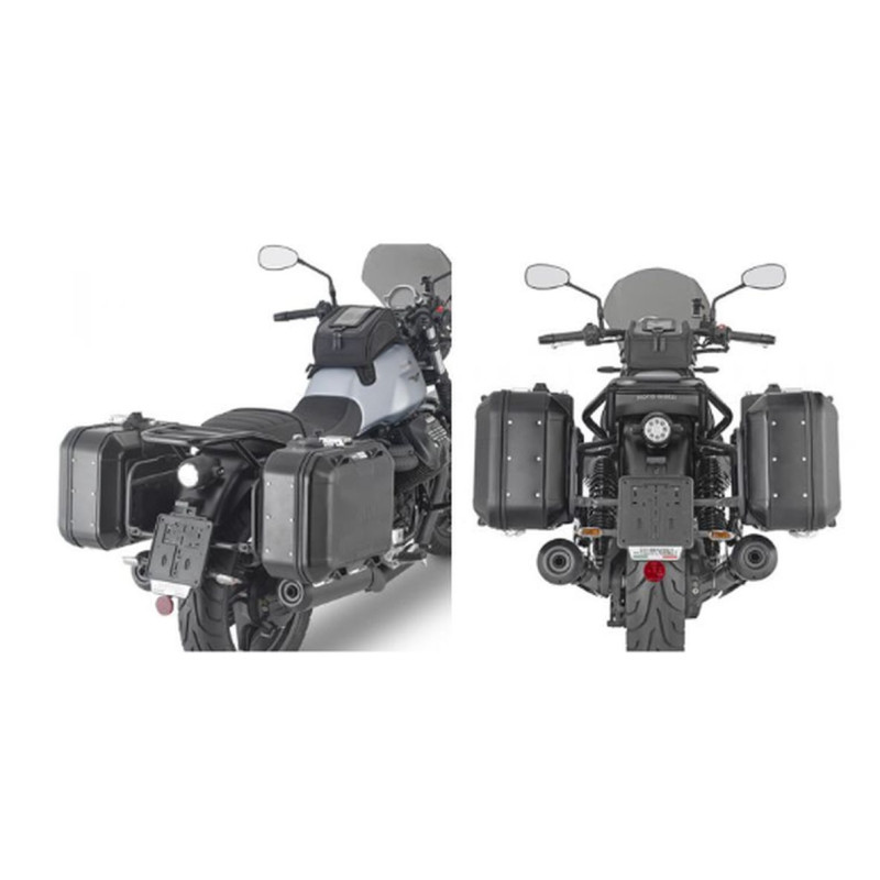 KAPPA STELAŻ KUFRÓW BOCZNYCH MONOKEY MOTO GUZZI V7 STONE '21 - RÓWNIEŻ POD KUFRY RETRO-FIT KVE K'VENTURE ALU ORAZ KMS K'MISSION 