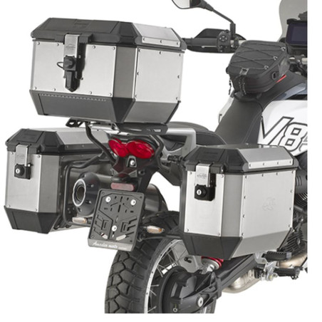 KAPPA STELAŻ KUFRÓW BOCZNYCH MONOKEY MOTO GUZZI V85 TT '24-, - RÓWNIEŻ POD KUFRY MONOKEY RETRO-FIT KVE K'VENTURE ALU ORAZ KMS K'