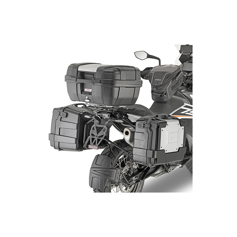 KAPPA STELAŻ KUFRÓW BOCZNYCH SZYBKIEGO MONTAŻU MONOKEY KTM 790 ADVENTURE / R (19) - RÓWNIEŻ POD KUFRY MONOKEY RETRO-FIT KVE K'VE