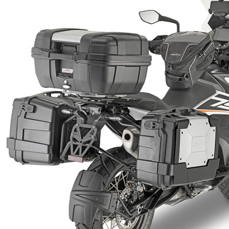 KAPPA STELAŻ KUFRÓW BOCZNYCH SZYBKIEGO MONTAŻU MONOKEY KTM 790 ADVENTURE / R (19) - RÓWNIEŻ POD KUFRY MONOKEY RETRO-FIT KVE K'VE