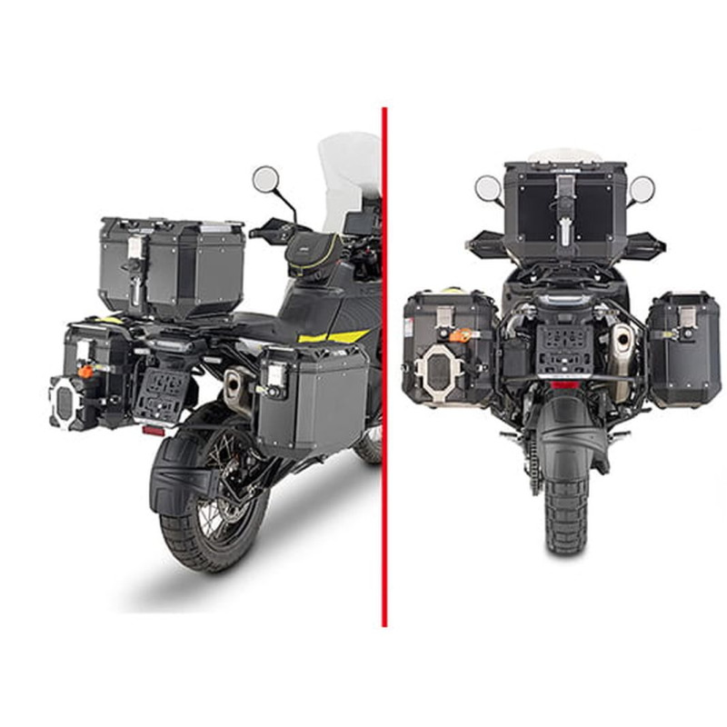 KAPPA STELAŻ KUFRÓW BOCZNYCH MONOKEY TRIUMPH TIGER 1200GT (22-) - RÓWNIEŻ POD KUFRY RETRO-FIT KVE K'VENTURE ALU ORAZ KMS K'MISSI