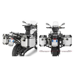 KAPPA STELAŻ KUFRÓW BOCZNYCH MONOKEY CAM SIDE BMW F 650 GS / F 800 GS (08-17), F 700 GS (13-17) - POD KUFRY KFR K'FORCE ORAZ KVG