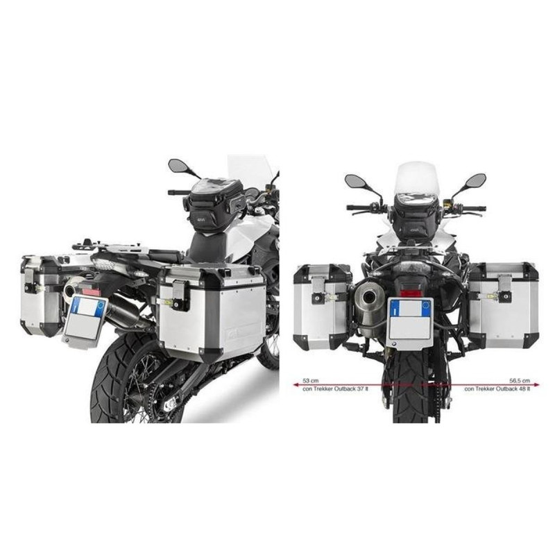 KAPPA STELAŻ KUFRÓW BOCZNYCH MONOKEY CAM SIDE BMW F 650 GS / F 800 GS (08-17), F 700 GS (13-17) - POD KUFRY KFR K'FORCE ORAZ KVG