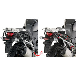 KAPPA STELAŻ KUFRÓW BOCZNYCH SZYBKIEGO MONTAŻU MONOKEY SUZUKI DL 1000 V-STROM (14-19) - RÓWNIEŻ POD KUFRY MONOKEY RETRO-FIT KVE 