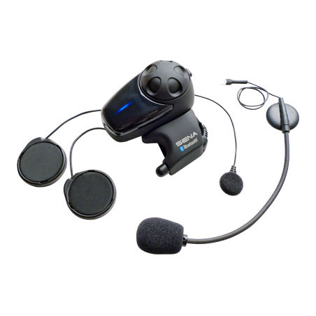 SENA INTERKOM MOTOCYKLOWY SMH10 BLUETOOTH 3.0 DO 900M Z UNIWERSALNYM ZESTAWEM MIKROFONÓW ( 1 ZESTAW ) (EL)