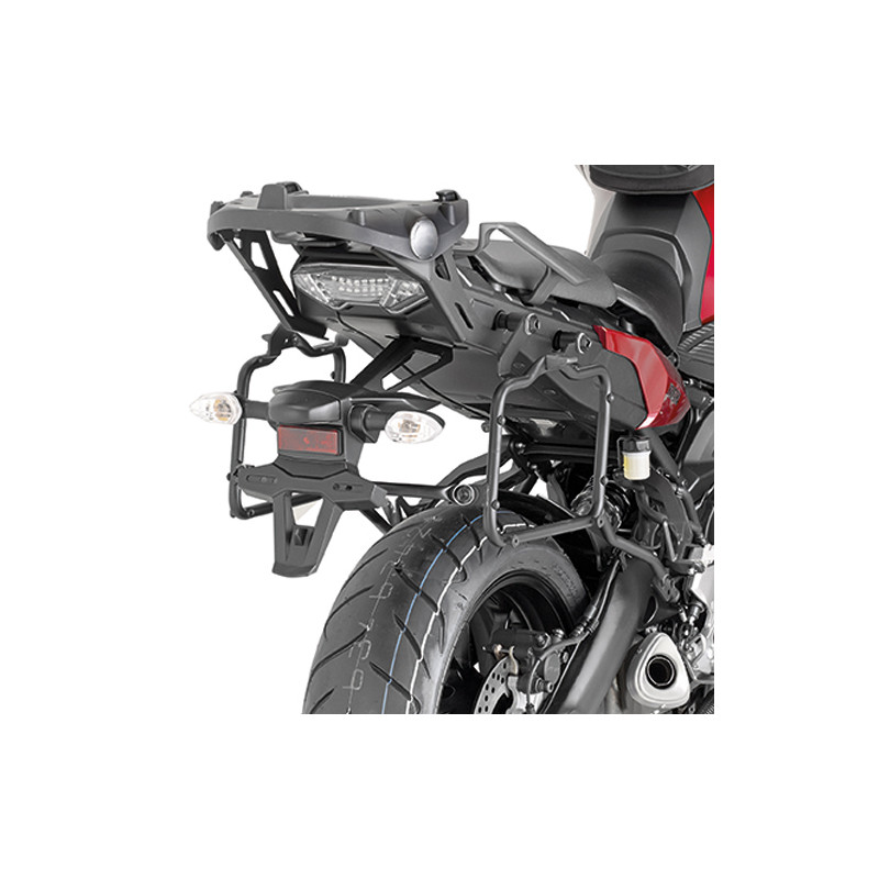 KAPPA STELAŻ KUFRÓW BOCZNYCH SZYBKIEGO MONTAŻU MONOKEY YAMAHA MT 09 850 TRACER (15-17) - RÓWNIEŻ POD KUFRY MONOKEY RETRO-FIT KVE