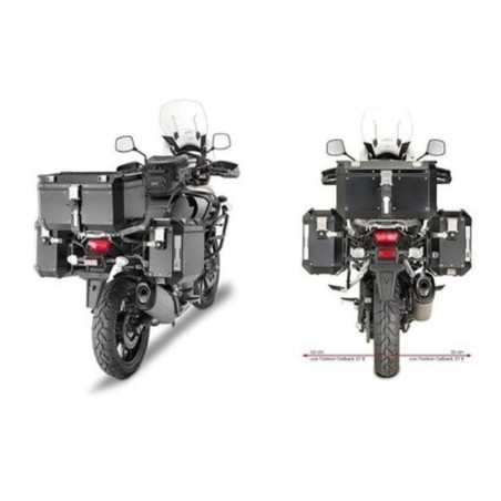 KAPPA STELAŻ KUFRÓW BOCZNYCH MONOKEY CAM SIDE SUZUKI DL 1000 V-Strom (14-16), DL 1000 V-Strom (17-19) - POD KUFRY KFR K'FORCE OR