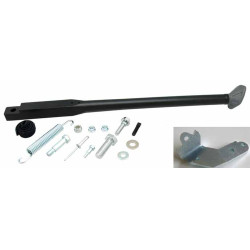 BUZZETTI STOPKA BOCZNA HONDA CRF 250F '04-'17  CRF 450F '04-'17 KOLOR CZARNY (ALUMINIOWA)