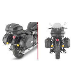 KAPPA STELAŻ KUFRÓW BOCZNYCH MONOKEY ROYAL ENFIELD SUPER METEOR 650 '23, - RÓWNIEŻ POD KUFRY MONOKEY RETRO-FIT KVE K'VENTURE ALU