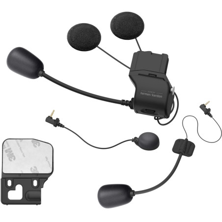 SENA ZESTAW MONTAŻOWY ( MOCOWANIE ) INTERKOMU 50S, 30K, 20S-EVO Z SYSTEMEM AUDIO HARMAN KARDON Z UNIWERSALNYM ZESTAWEM MIKROFONÓ