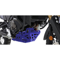 CROSSPRO WYPRZEDAŻ OSŁONA POD SILNIK ALUMINIOWA YAMAHA XTZ 690 TENERE 700 '21-'24 KOLOR NIEBIESKI (EURO 5) - ślady montażu