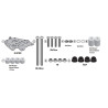 KAPPA STELAŻ KUFRA CENTRALNEGO (ANODOWANE ALUMINIUM) VOGE VALICO 900 DSX '24- ALUMINIOWY MONOKEY