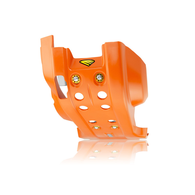 CYCRA WYPRZEDAŻ OSŁONA POD SILNIK FULL COMBAT SKID PLATE KTM SX/XC/EXC 250/300 '13-'15 KOLOR POMARAŃCZOWY