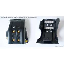 CYCRA WYPRZEDAŻ OSŁONA POD SILNIK FULL ARMOR SKID PLATE KTM SXF/SX-F/XCF/XC-F/EXC/EXC-F 250-350 '16-'18 KOLOR CZARNY
