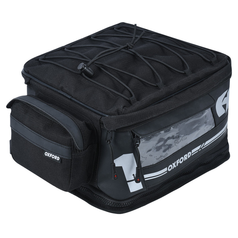 OXFORD TORBA NA TYLNE SIEDZENIE MOTOCYKLA F1 TAIL PACK SMALL 18L Z ZAMKIEM, KOLOR CZARNY (ZASTĘPUJE OL436)