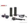 KOSO PROMOCJA MANETKI PODGRZEWANE ZE STEROWNIKIEM (22MM/25MM 7/8-1`) DŁUGOŚĆ - 130MM (HG-07 STRUKTURA) - 5 POZIOMÓW GRZANIA (OF6