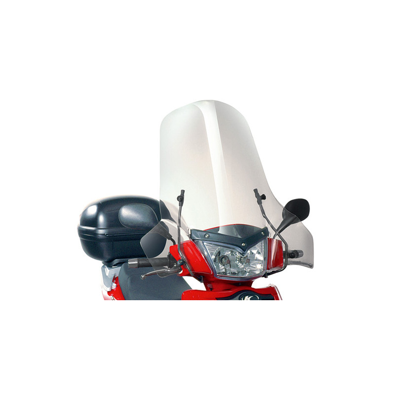 KAPPA SZYBA KYMCO PEOPLE S50/125/200 64 x 71 CM PRZEZROCZYSTA - POTRZEBNE MOCOWANIE 137AK