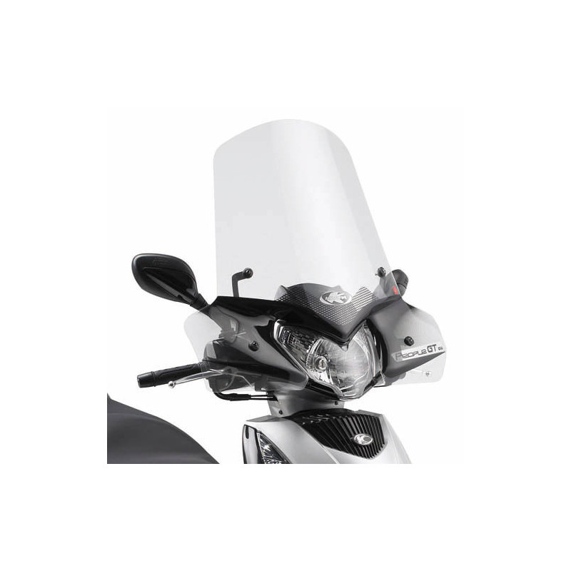 KAPPA SZYBA KYMCO People GTi 125-300 (10-18) 53 x 72 PRZEZROCZYSTA - POTRZEBNE MOCOWANIE A443AK
