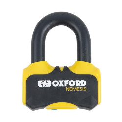 OXFORD PROMOCJA ZABEZPIECZENIE ANTYKRADZIEŻOWE KŁÓDKA NA TARCZE HAMULCOWĄ NEMESIS 16mm KOLOR ŻÓŁTY FLUO